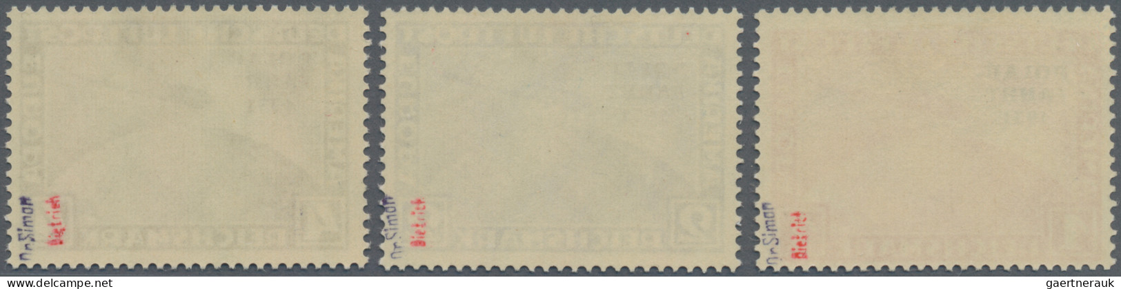 Deutsches Reich - Weimar: 1931, Polarfahrt 1 M Bis 4 M, Tadellos Postfrischer Sa - Neufs