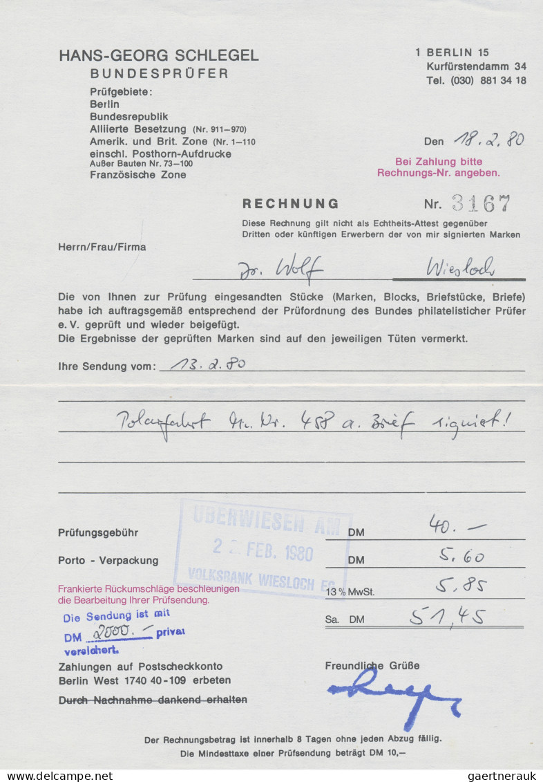 Deutsches Reich - Weimar: 1931, 4 RM Polarfahrt Auf Zeppelinbrief Der Polarfahrt - Lettres & Documents