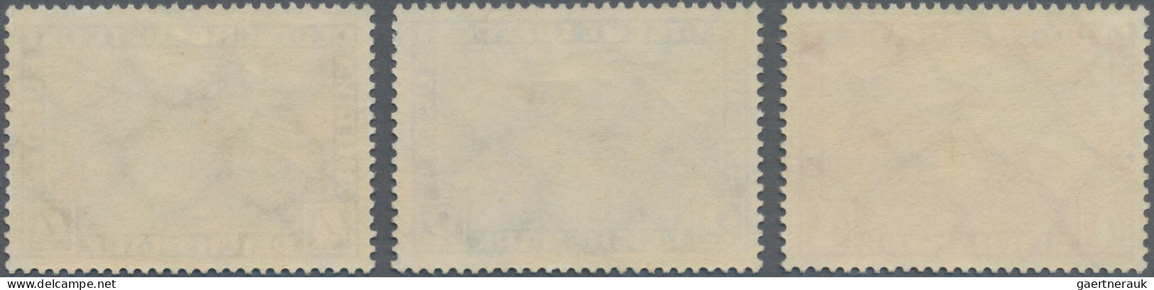Deutsches Reich - 3. Reich: 1933, Chicagofahrt, Kompletter Satz 1 M - 4 M, Einwa - Unused Stamps