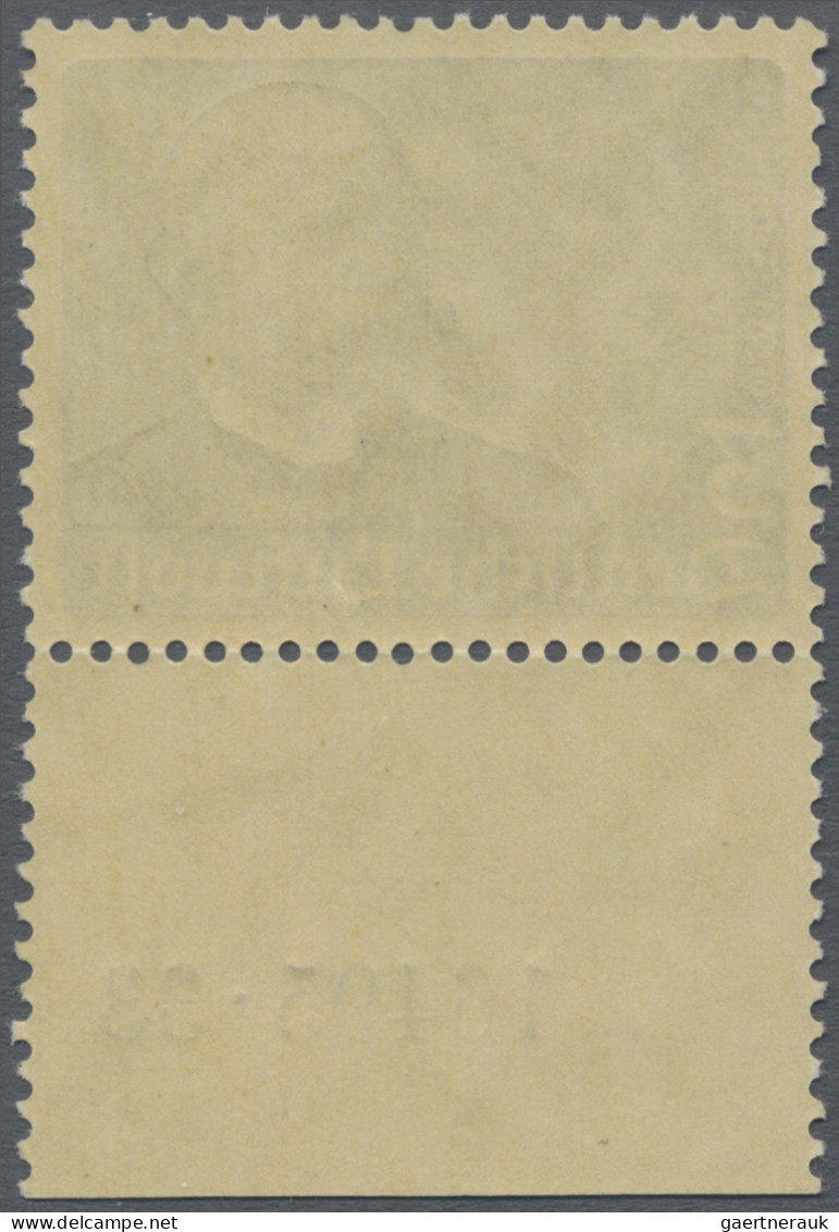 Deutsches Reich - 3. Reich: 1934, Flugpost, Der Höchstwert Zu 3 M Vom (angefalte - Unused Stamps