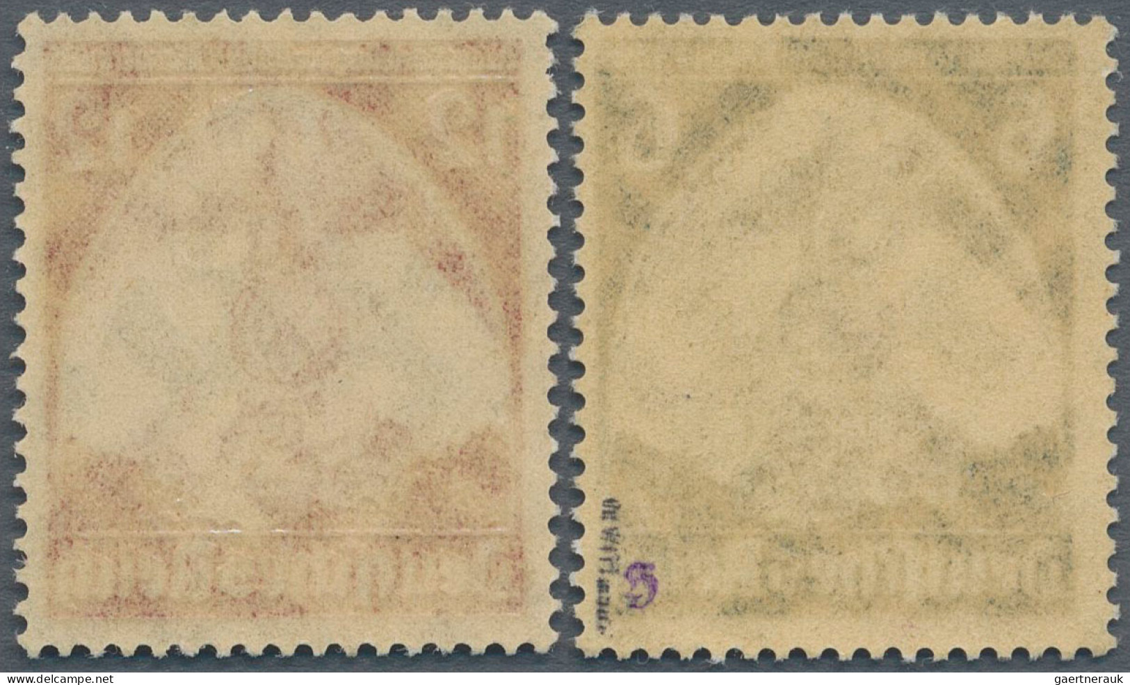 Deutsches Reich - 3. Reich: 1935, Nürnberger Parteitag, Beide Werte Mit Verkehrt - Unused Stamps