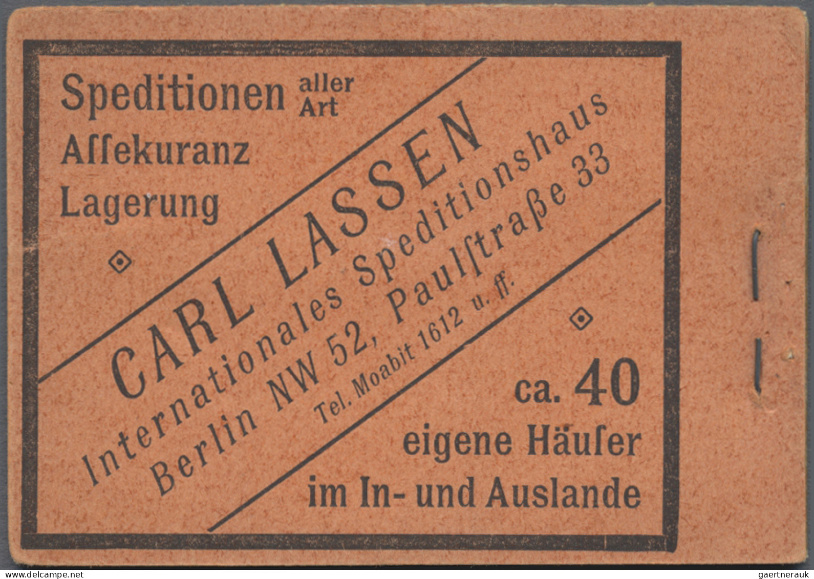 Deutsches Reich - Markenheftchen: 1921, Germania Und Ziffern, Postfrisches Marke - Postzegelboekjes