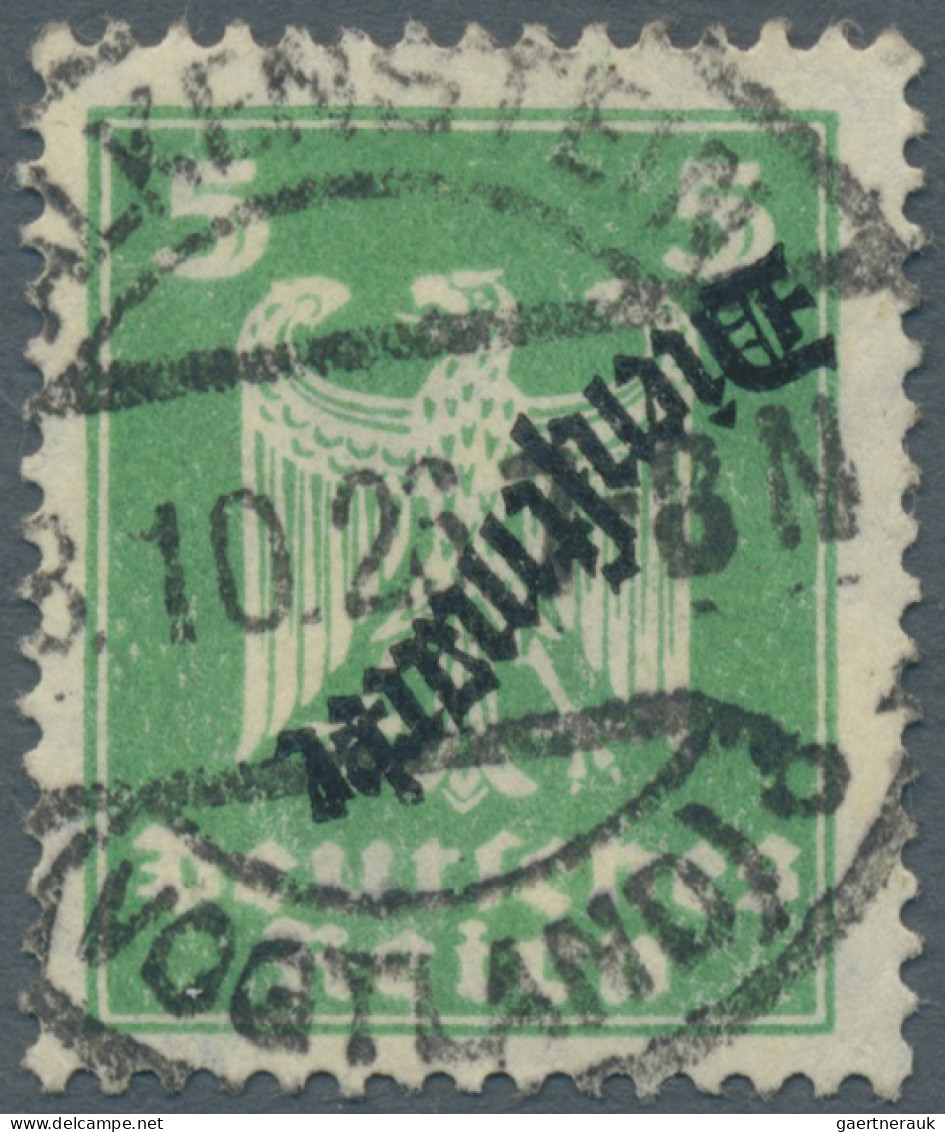 Deutsches Reich - Dienstmarken: 1924, Dienstmarke Neuer Reichsadler 5 Pf Mit Kop - Officials