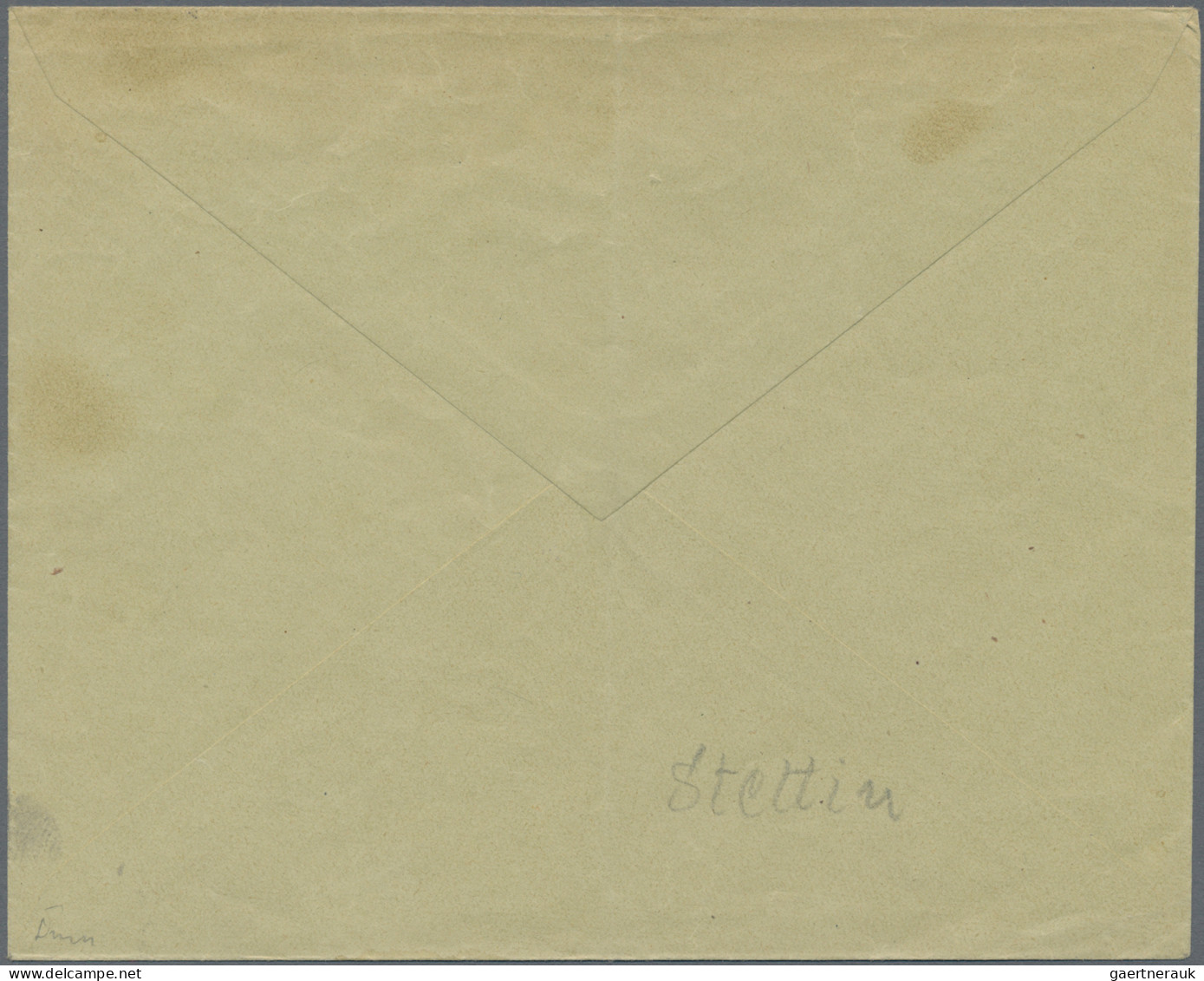Deutsches Reich - Privatpost (Stadtpost): STETTIN/Hansa, 1898, Brief (Mittelbug - Private & Local Mails