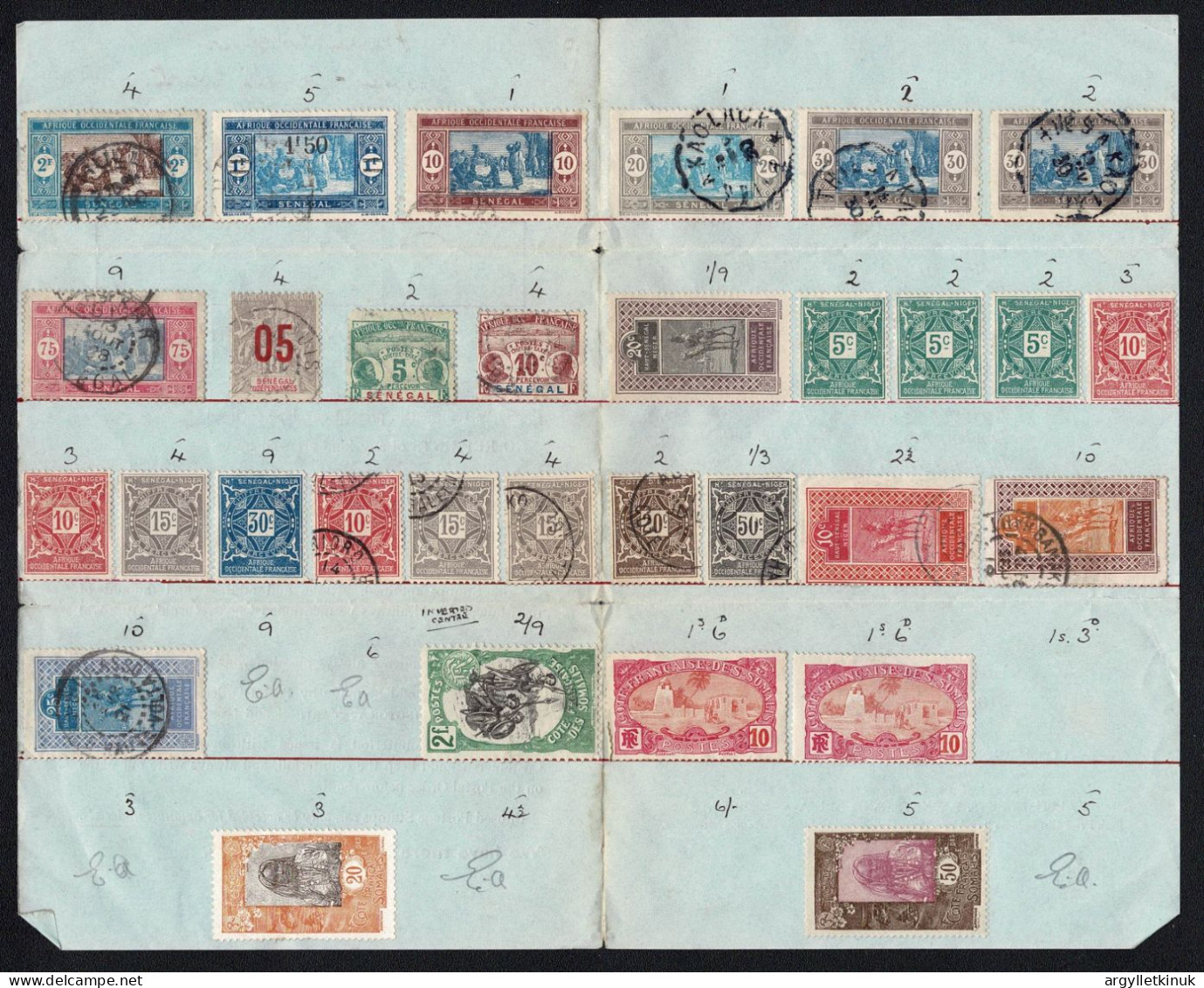FRENCH COLONIES. GUYANA + SOMALIA COAST ERRORS - Used Stamps