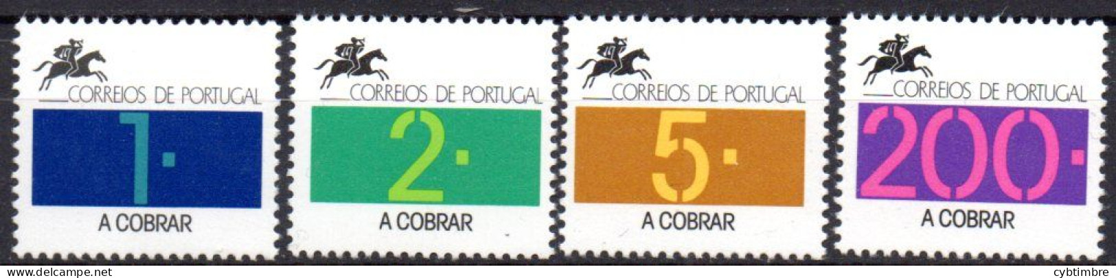 Portugal: Yvert N° Taxe 86/89**; MNH; Cote 3.50€ - Unused Stamps