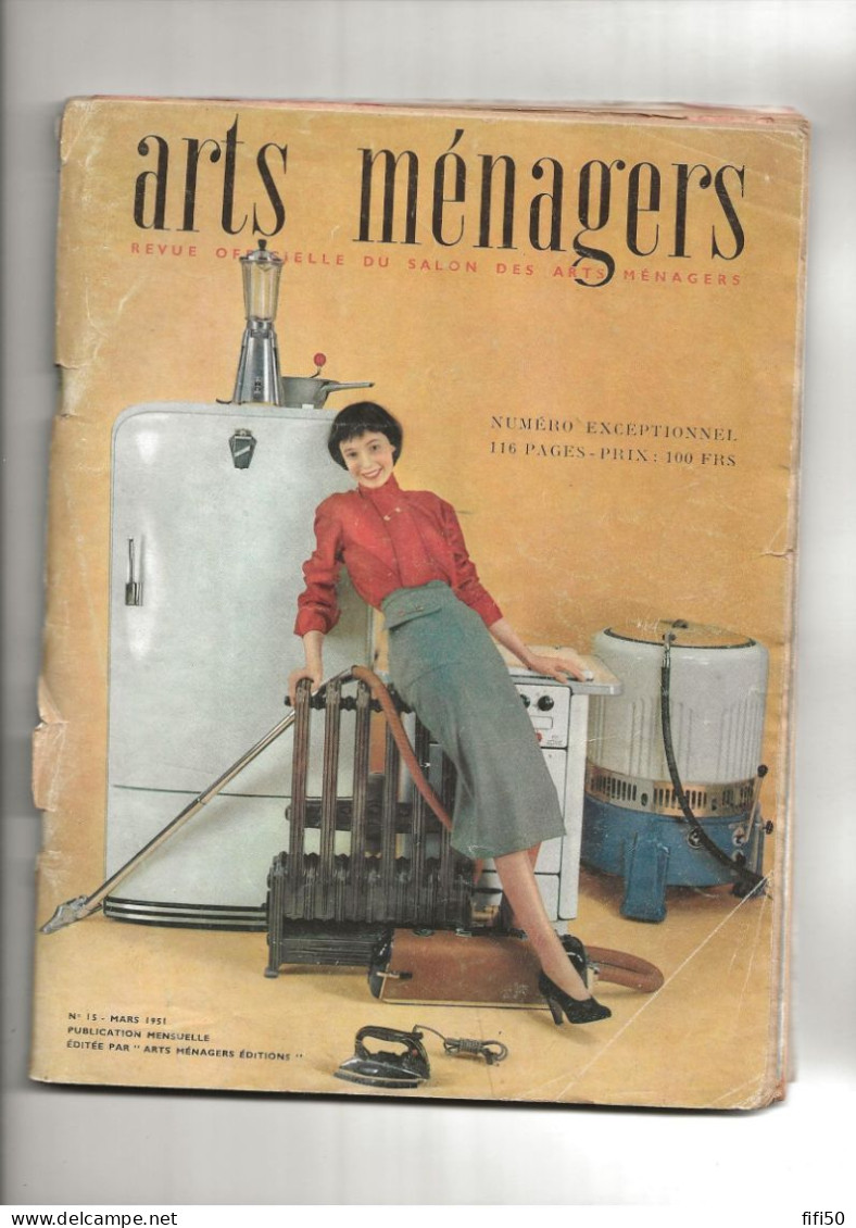 Revue ARTS MENAGERS L'officiel Du Salon Mars 1951 Nombreuse Publicités - Casa & Decorazione