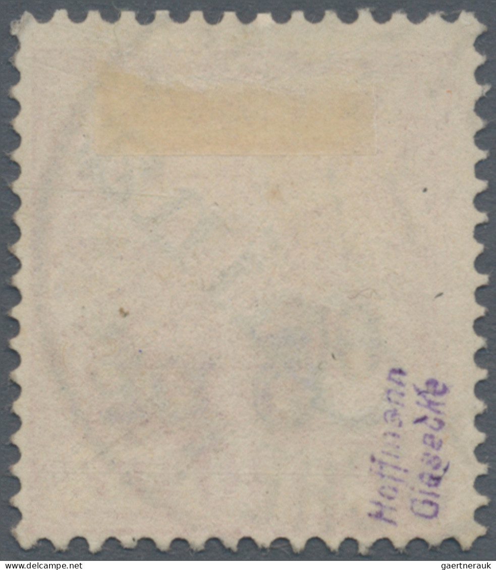 Deutsche Post In China: 1900, Futschau-Provisorium, 5 Pf Auf 10 Pfg. Lebhaftlila - Deutsche Post In China