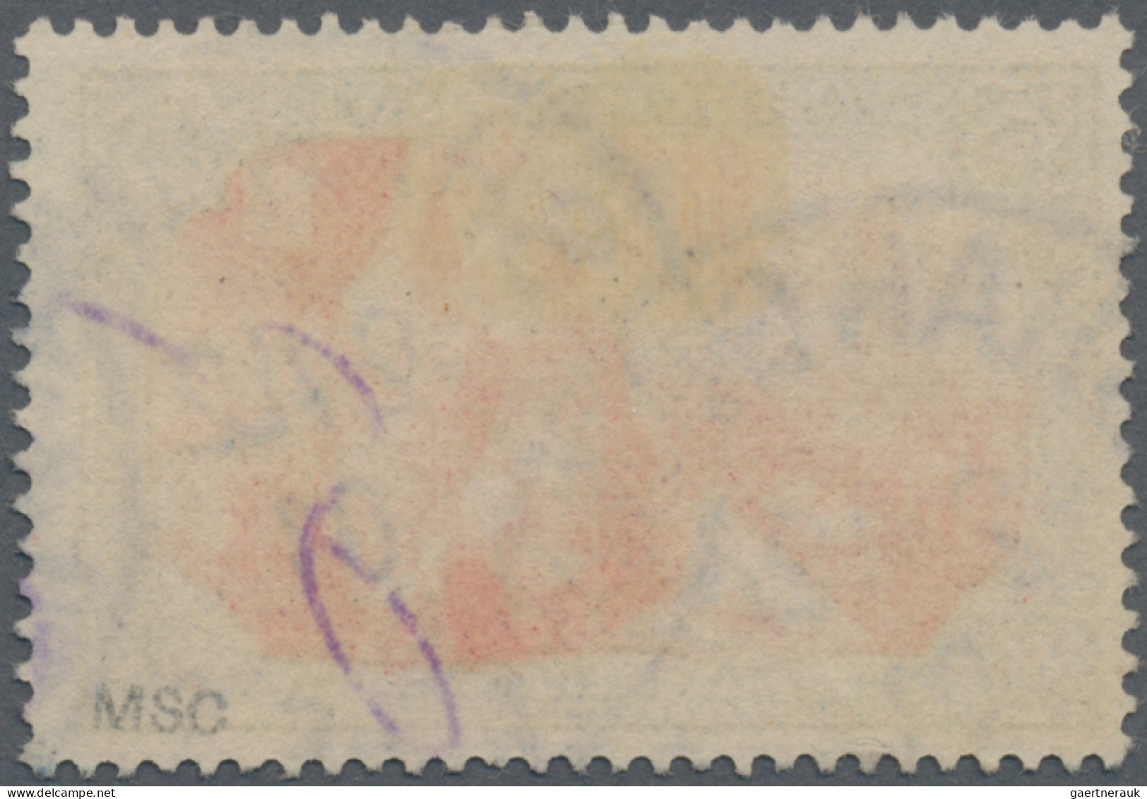 Deutsche Post In China: 1901 5 M. In Type IV (= Type I Mit Nachmalung Nur Mit De - Chine (bureaux)