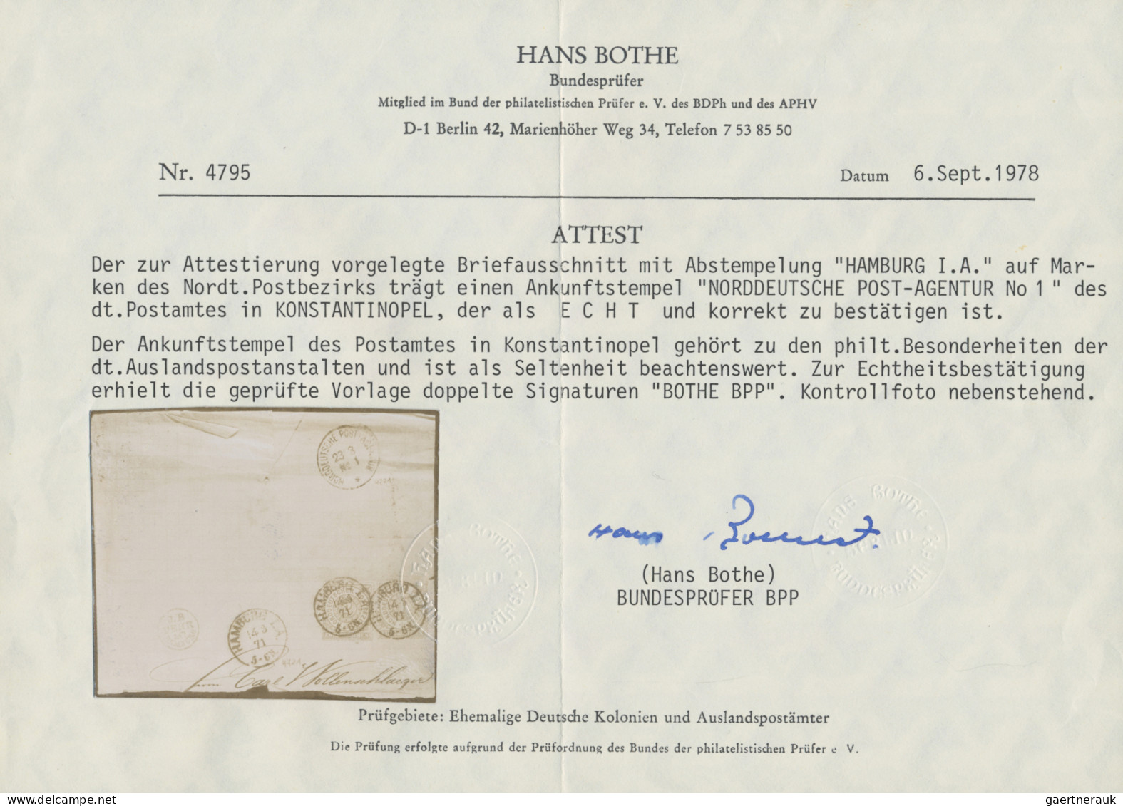 Deutsche Post In Der Türkei - Vorläufer: NORDDEUTSCHER POSTBEZIRK, 1 Gr. Bzw. 2 - Turquie (bureaux)