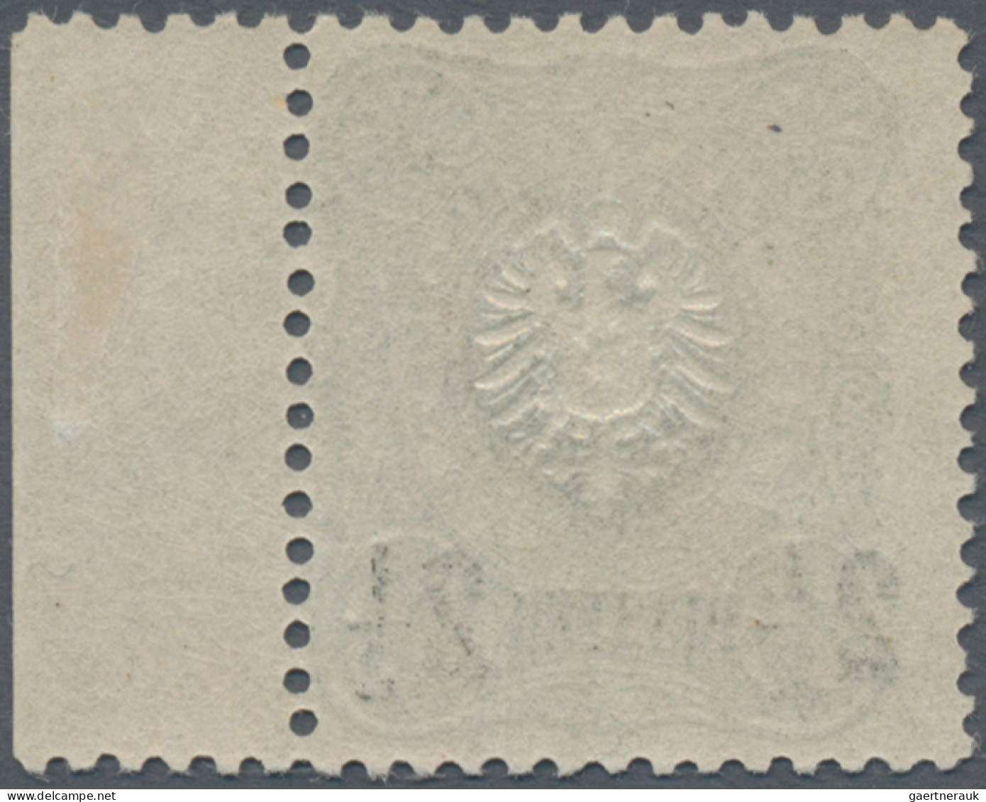 Deutsche Post In Der Türkei: 1887, Freimarke 2½ Piaster Auf 50 Pfg. (dunkel)oliv - Turkey (offices)