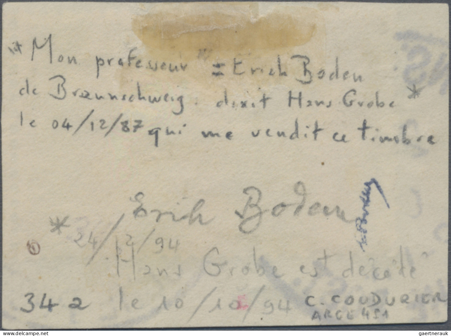 Deutsche Post In Der Türkei: 1905, Deutsches Reich, 15 P. Auf 3 Mk., Aufdruck Du - Turkse Rijk (kantoren)