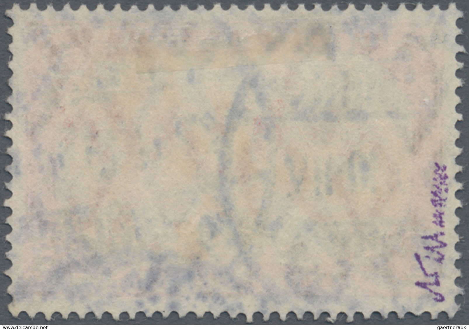 Deutsche Post In Der Türkei: 1905, Reichsgründungsfeier: 5 Mark Mit Wz. 1, überd - Turquie (bureaux)