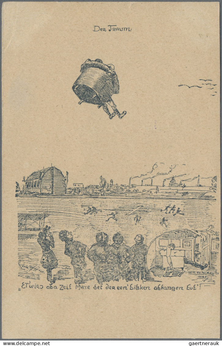 Militärmission: 1918 (21.2.), MIL.MISS.KONSTANTINOPEL Auf FP-Vordruckkarte (Jux- - Turquia (oficinas)