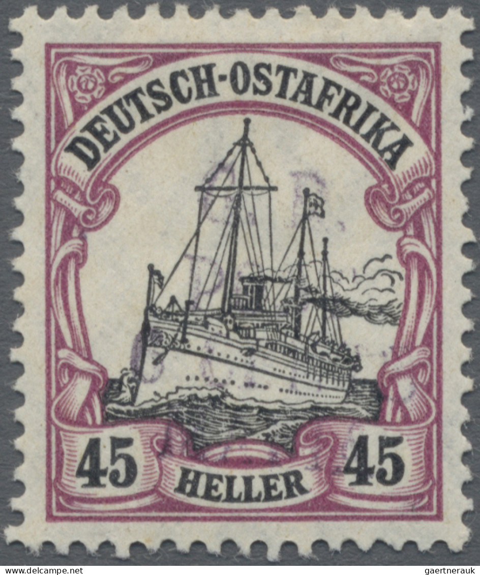 Deutsch-Ostafrika - Britische Besetzung (Mafia): 1915: Deutsch-Ostafrika 45 H. K - Afrique Orientale