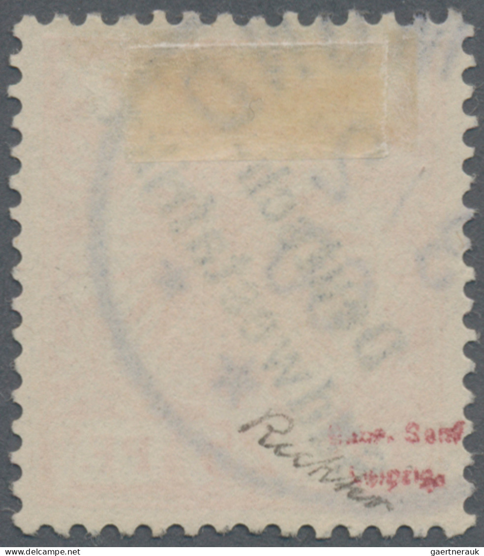 Deutsch-Südwestafrika: 1899 25 Pf. Orange Gebraucht Mit Stempel "(SWAKOP)MUND 3/ - Duits-Zuidwest-Afrika