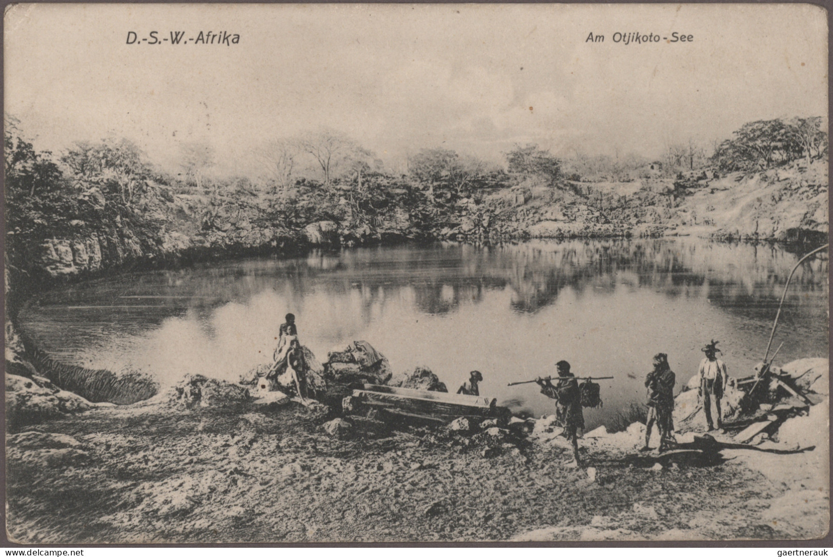 Deutsch-Südwestafrika - Stempel: 1915 South African Field Post In SWA: Four Diff - Sud-Ouest Africain Allemand