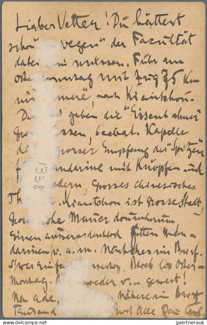 Deutsche Kolonien - Kiautschou - Besonderheiten: 1901, Ersttag Der Einweihung De - Kiautchou