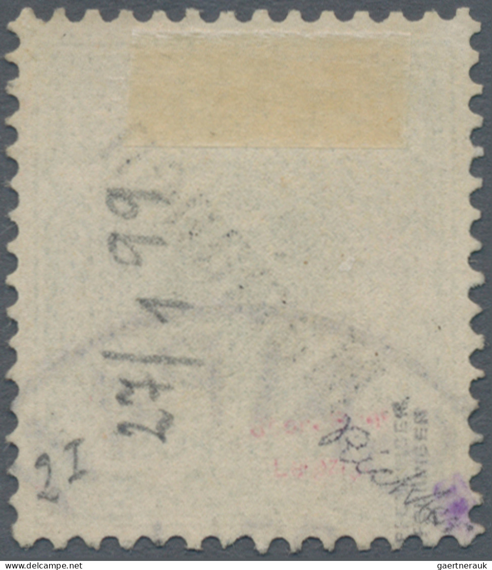 Deutsche Kolonien - Marianen: 1899, 5 Pfg. Mit Diagonalem Aufdruck, (lebhaft)opa - Islas Maríanas
