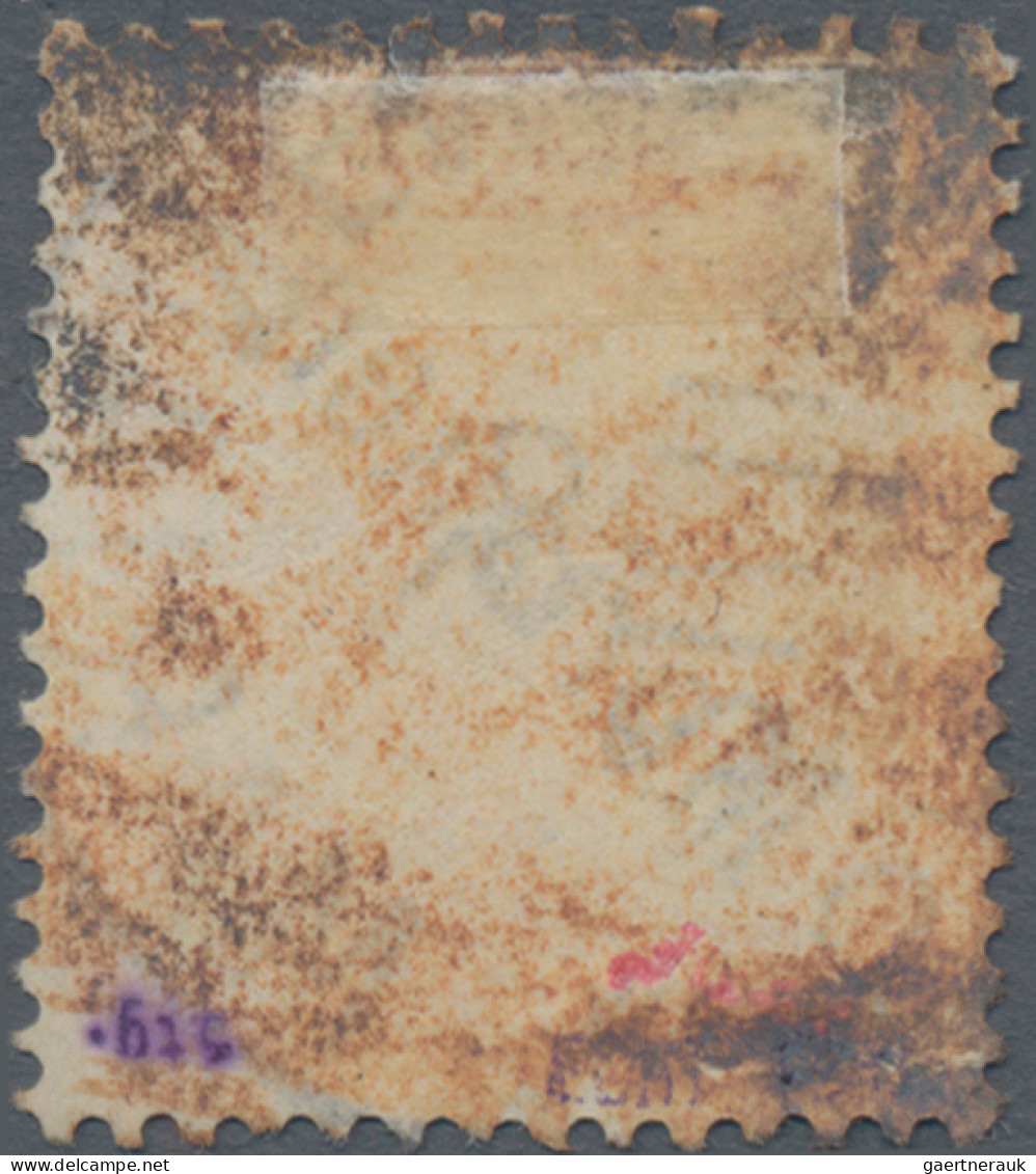 Deutsche Kolonien - Marianen: 1899, 25 Pfg. Mit Diagonalem Aufdruck, Gelblichora - Mariana Islands