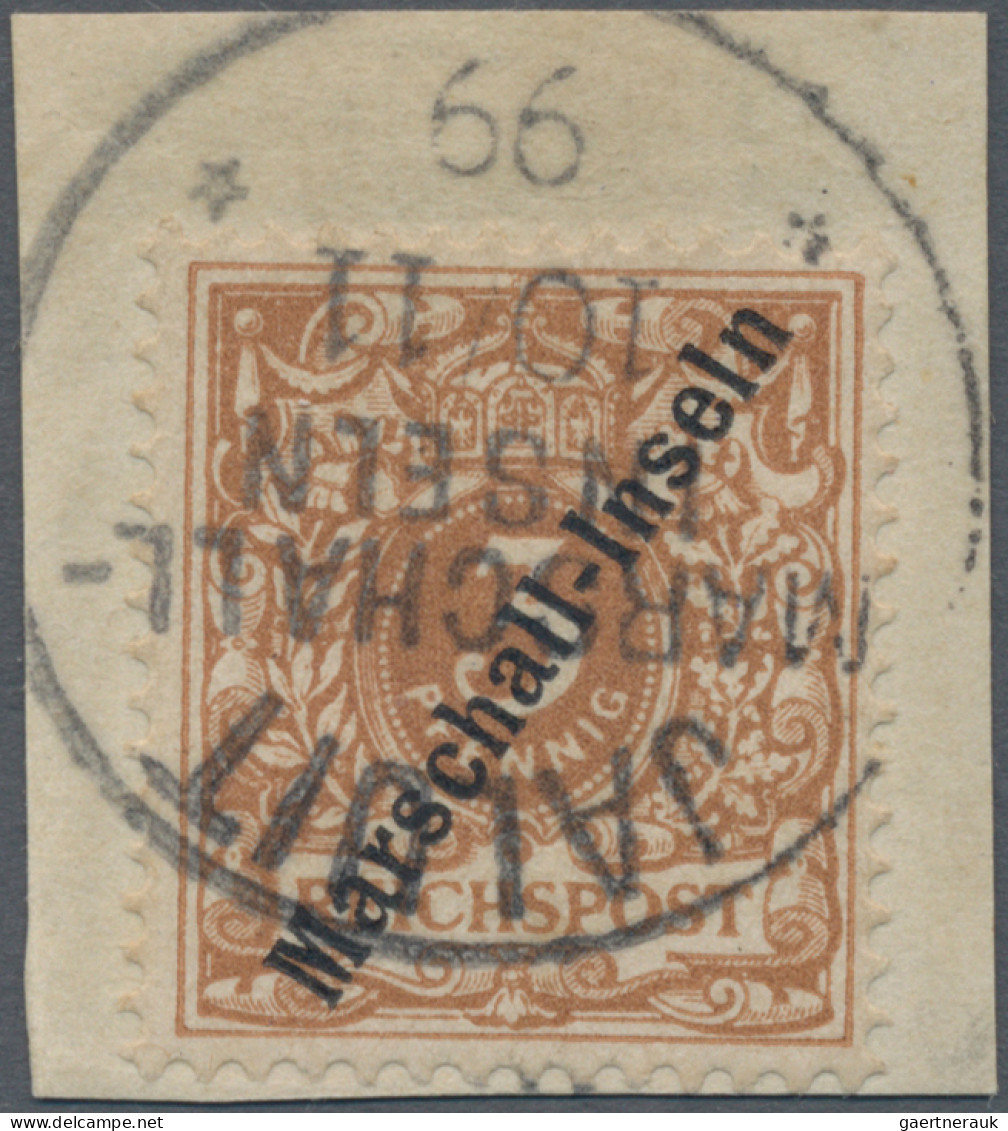 Deutsche Kolonien - Marshall-Inseln: 1899, 3 Pfg. Lebhaftbraunocker, Jaluit-Ausg - Marshall-Inseln