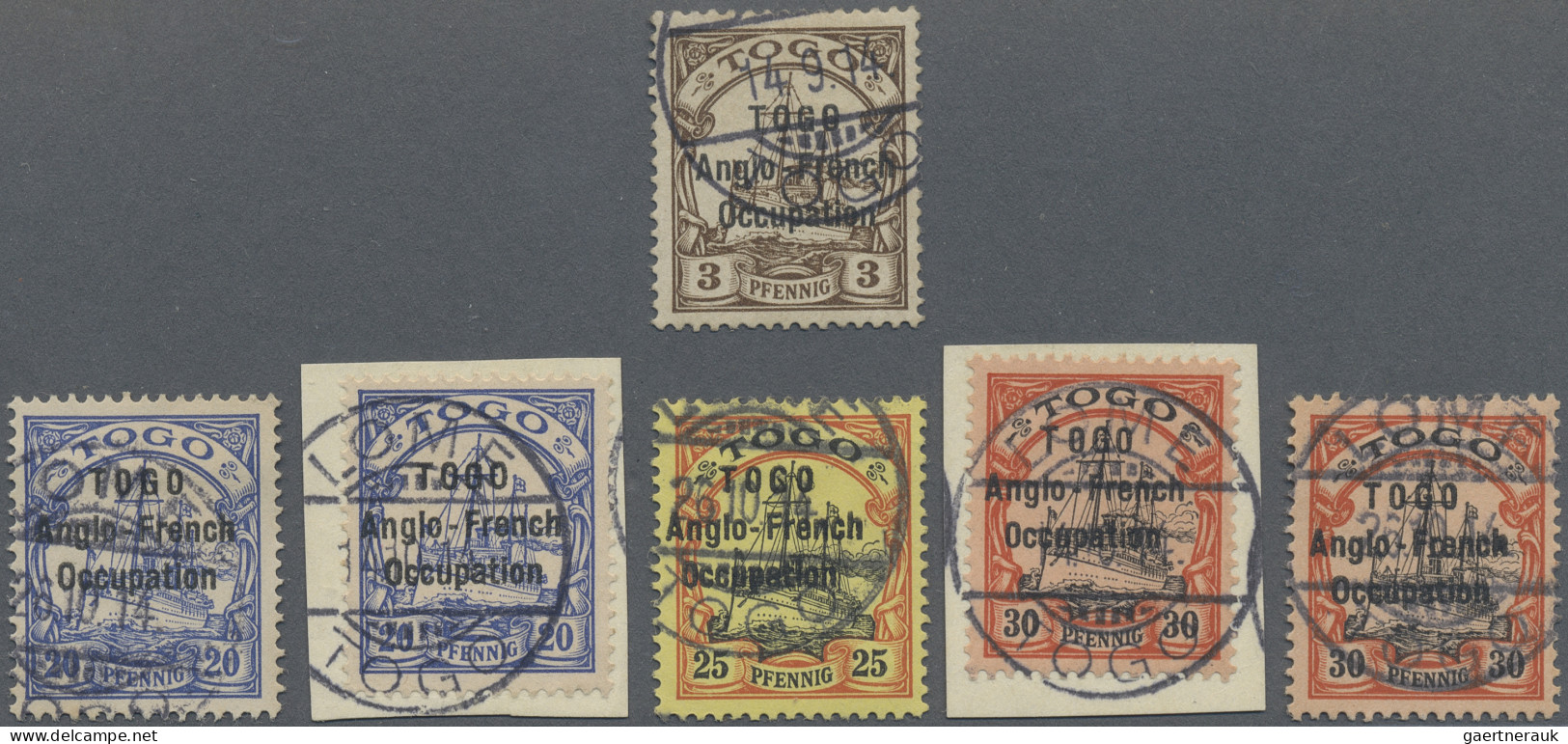 Deutsche Kolonien - Togo - Britische Besetzung: 1914 3 Pf. Mit Aufdruck In Type - Togo