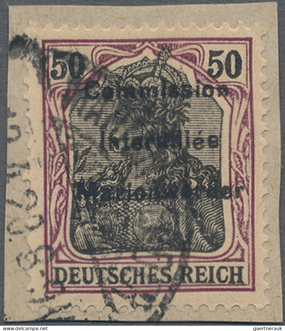 Deutsche Abstimmungsgebiete: Marienwerder: 1920 Germania 50 (Pf) Mit Dreizeilige - Sonstige & Ohne Zuordnung