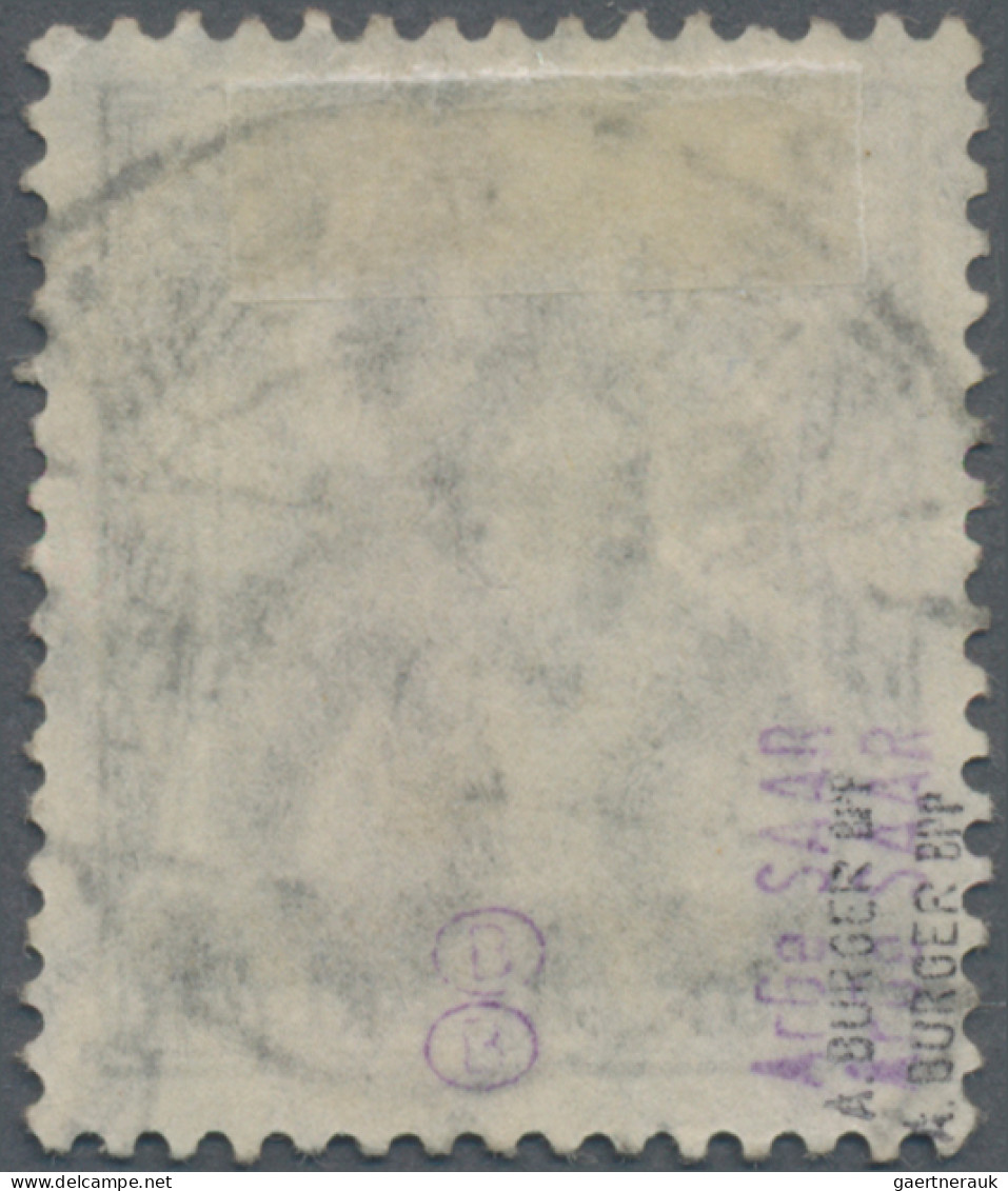 Deutsche Abstimmungsgebiete: Saargebiet: 1920 2 (Pf) Gelbgrau Mit Aufdruck In Ty - Used Stamps