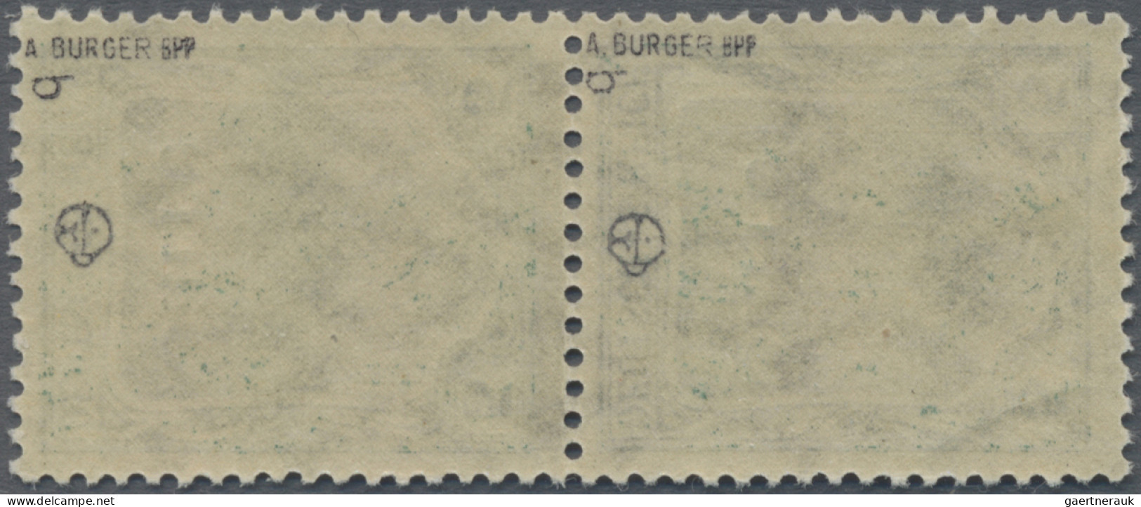 Deutsche Abstimmungsgebiete: Saargebiet: 1920, Germania 5 Pfg Schwärzlichbräunli - Unused Stamps