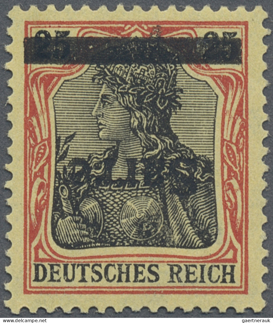 Deutsche Abstimmungsgebiete: Saargebiet: 1920, Germania-Sarre 25 Pfg. Rötlichora - Neufs