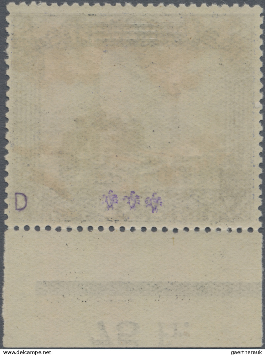 Deutsche Abstimmungsgebiete: Saargebiet: 1921, 5 Fr. Auf 25 M. Landschaften II M - Unused Stamps