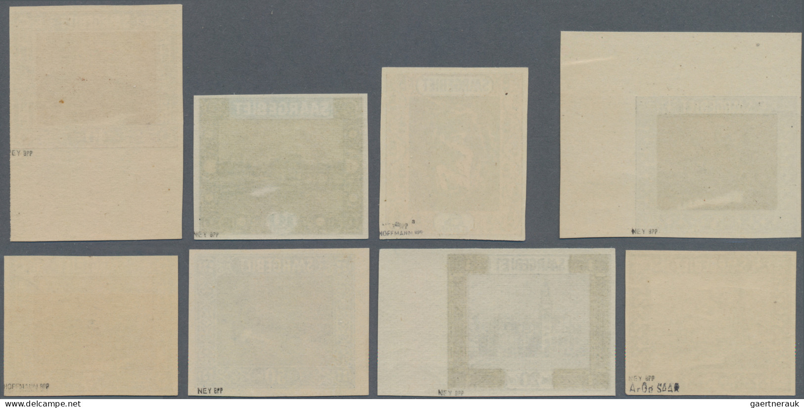 Deutsche Abstimmungsgebiete: Saargebiet: 1922, Landschaftsbilder III, UNGEZÄHNT, - Ungebraucht