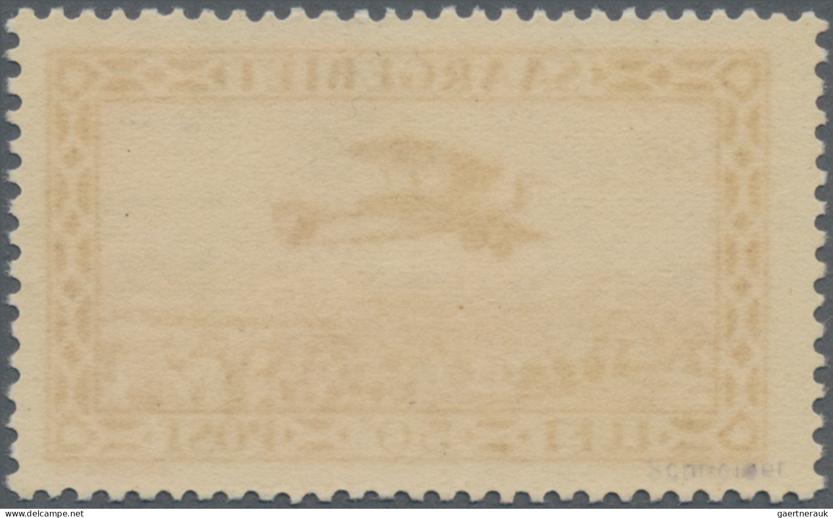 Deutsche Abstimmungsgebiete: Saargebiet: 1928/1934 Flugpost 50 C. Dunkelbräunlic - Unused Stamps