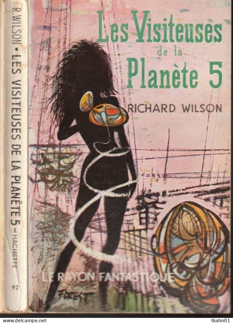 LE RAYON FANTASTIQUE N° 92 " LES VISITEUSES DE LA PLANETE 5   " RICHARD WILSON DE 1962 - Le Rayon Fantastique