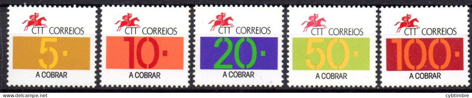 Portugal: Yvert N° Taxe 98/102**; MNH; Cote 3€ - Ungebraucht