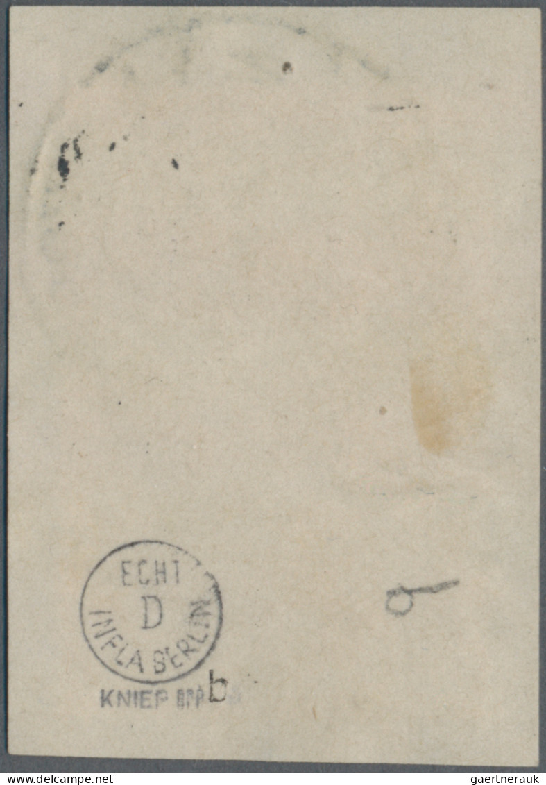 Danzig: 1920, Freimarken 3 Mark Schwarzgrauviolett Auf Briefstück Echt Und Zeitg - Other & Unclassified