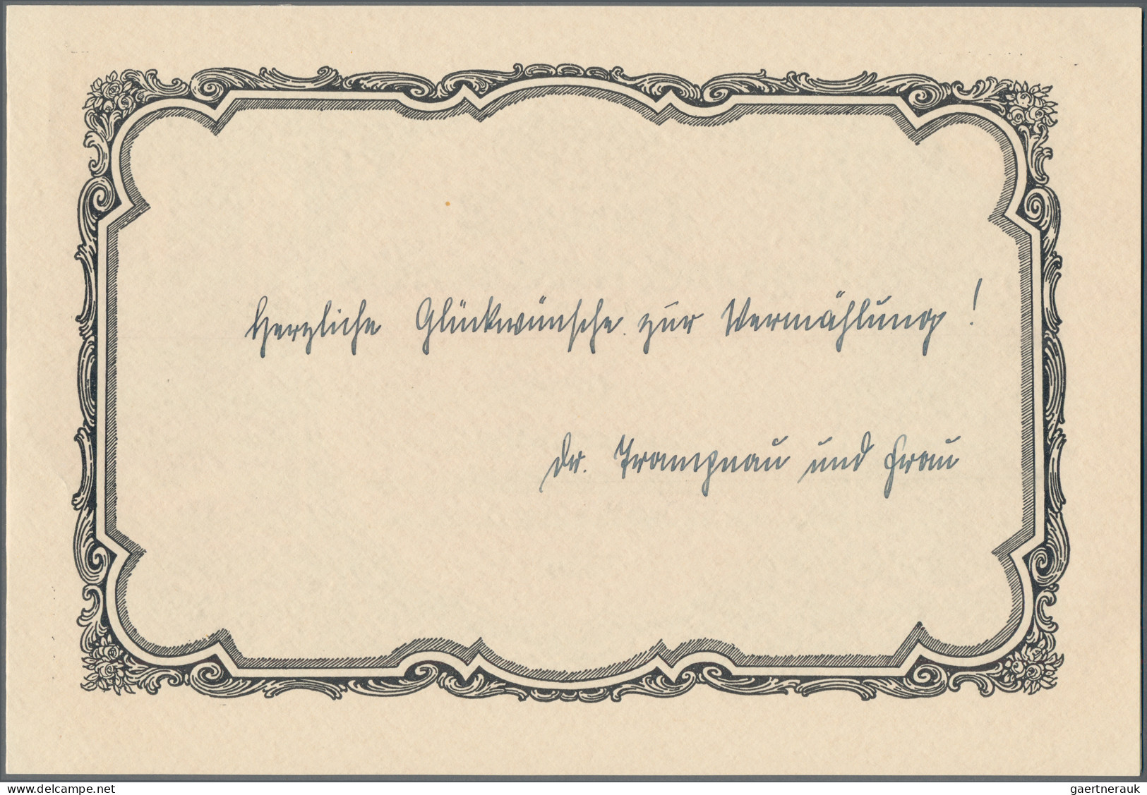 Danzig - Besonderheiten: 1930, 20.5., Schmuckblatttelegramm "Telegraph Der Freie - Andere & Zonder Classificatie