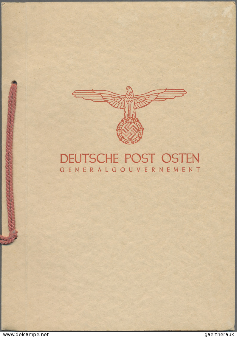 Dt. Besetzung II WK - Generalgouvernement: 1943/44 Zwei Geschenkhefte Der Deutsc - Ocupación 1938 – 45