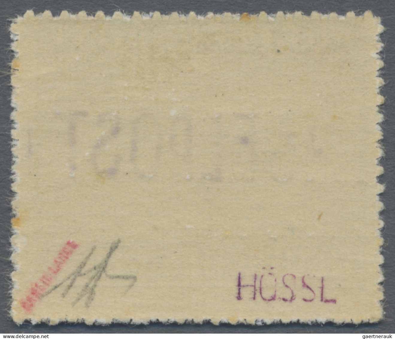 Feldpostmarken: 1945, Leros-Aufdruck Hellviolett(farbschwach) Auf Durchstochener - Autres & Non Classés