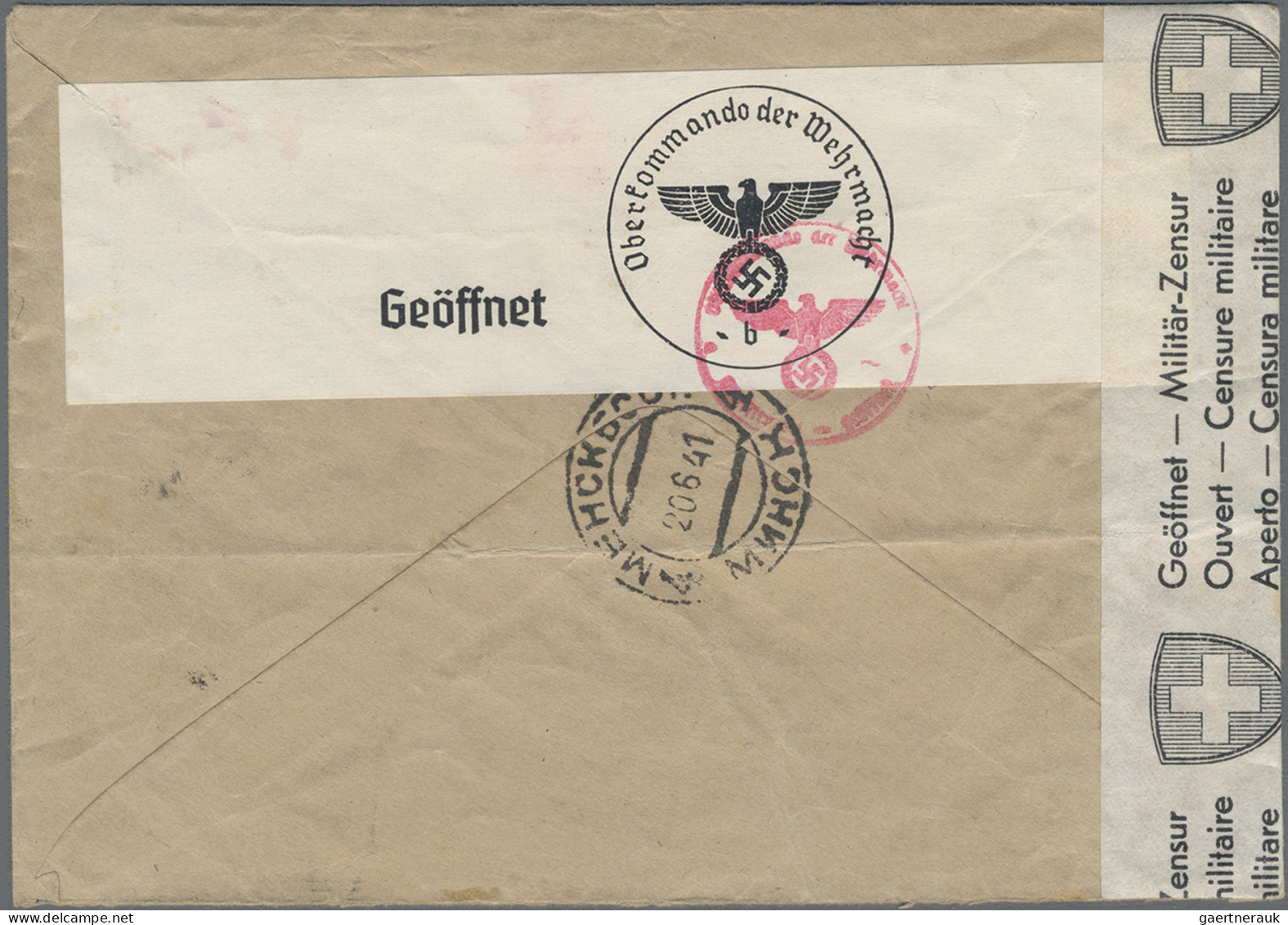 Kriegsgefangenen-Lagerpost: 1941, Auffrankierter SU-GAU 30 Kop. Per Einschreiben - Sonstige