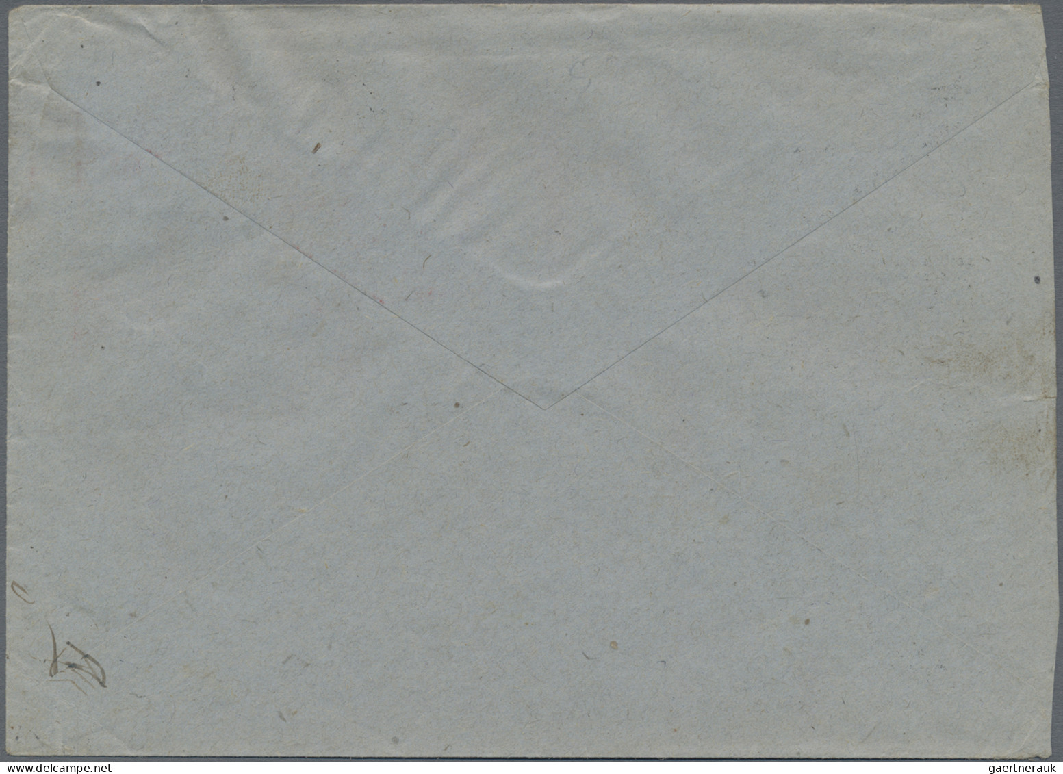 KZ-Post: 1941, 19.3., 12 Pf Hindenburg Rot Als EF Auf Form-Brief Mit Zensurstemp - Cartas & Documentos