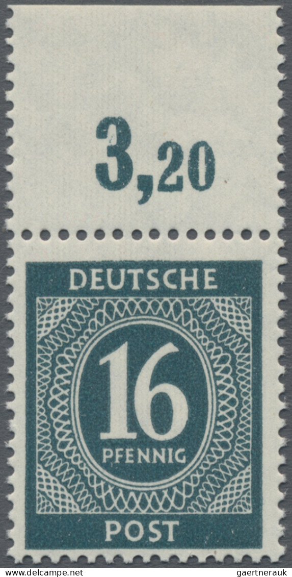 Alliierte Besetzung - Gemeinschaftsausgaben: 1946, 16 Pf Ziffer In Der B-Farbe S - Other & Unclassified