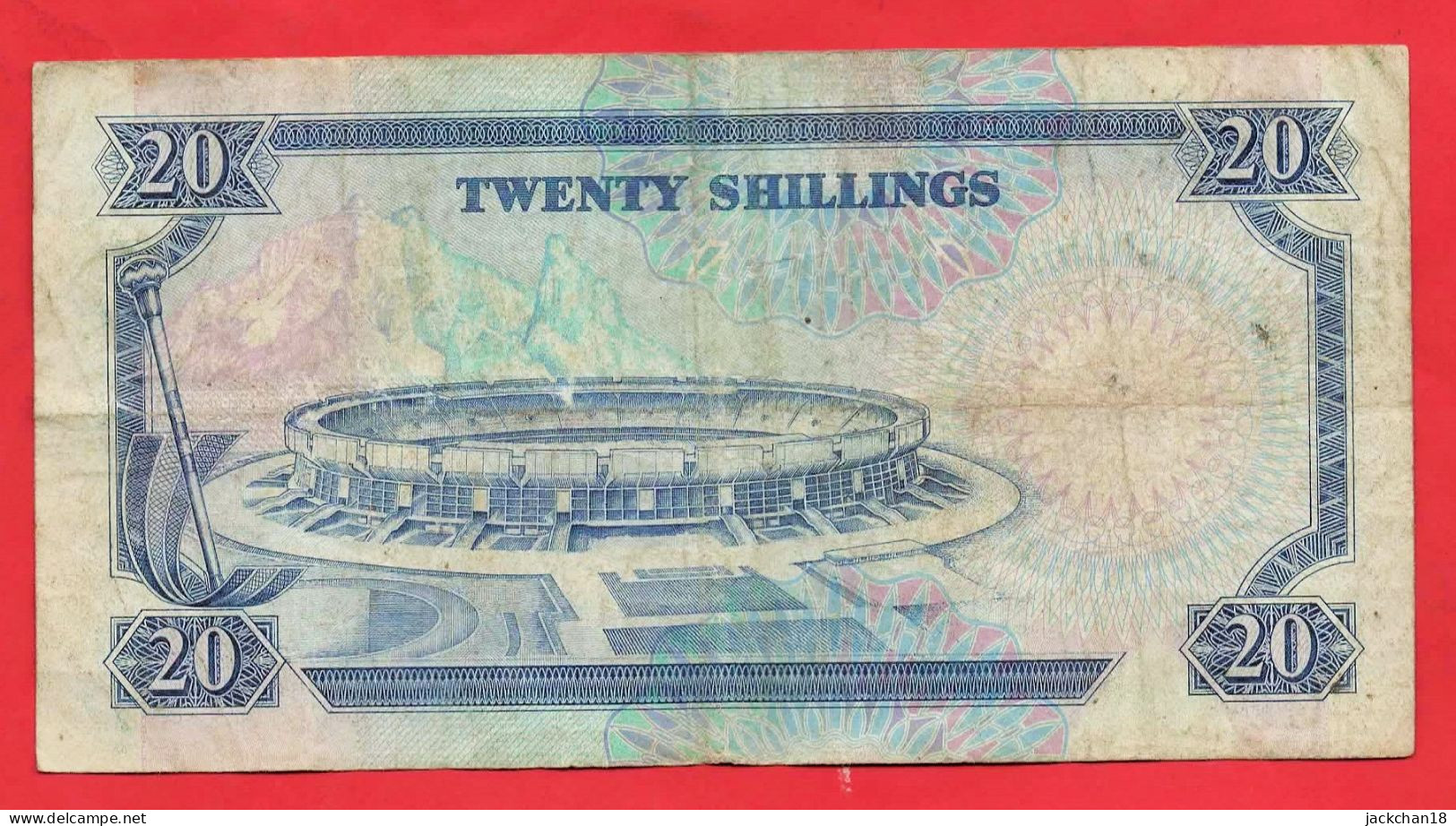 -- 20 SHILINGI ISHIRINI / CENTRAL BANK OF KENYA / Président De La République Du KENYA / 1991 -- - Kenya