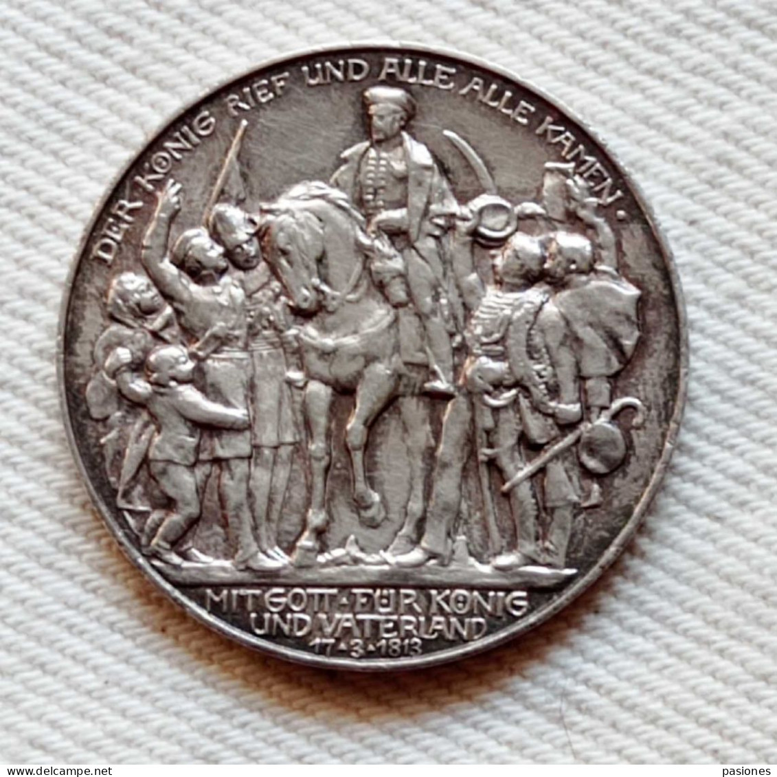 Prussia 3 Mark 1913 - 2, 3 & 5 Mark Plata