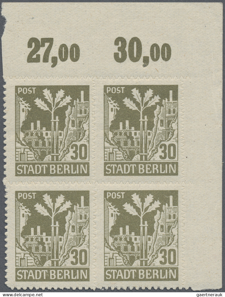 Sowjetische Zone - Berlin Und Brandenburg: 1945 Kompletter Satz Der 7 Werte Je I - Sonstige & Ohne Zuordnung