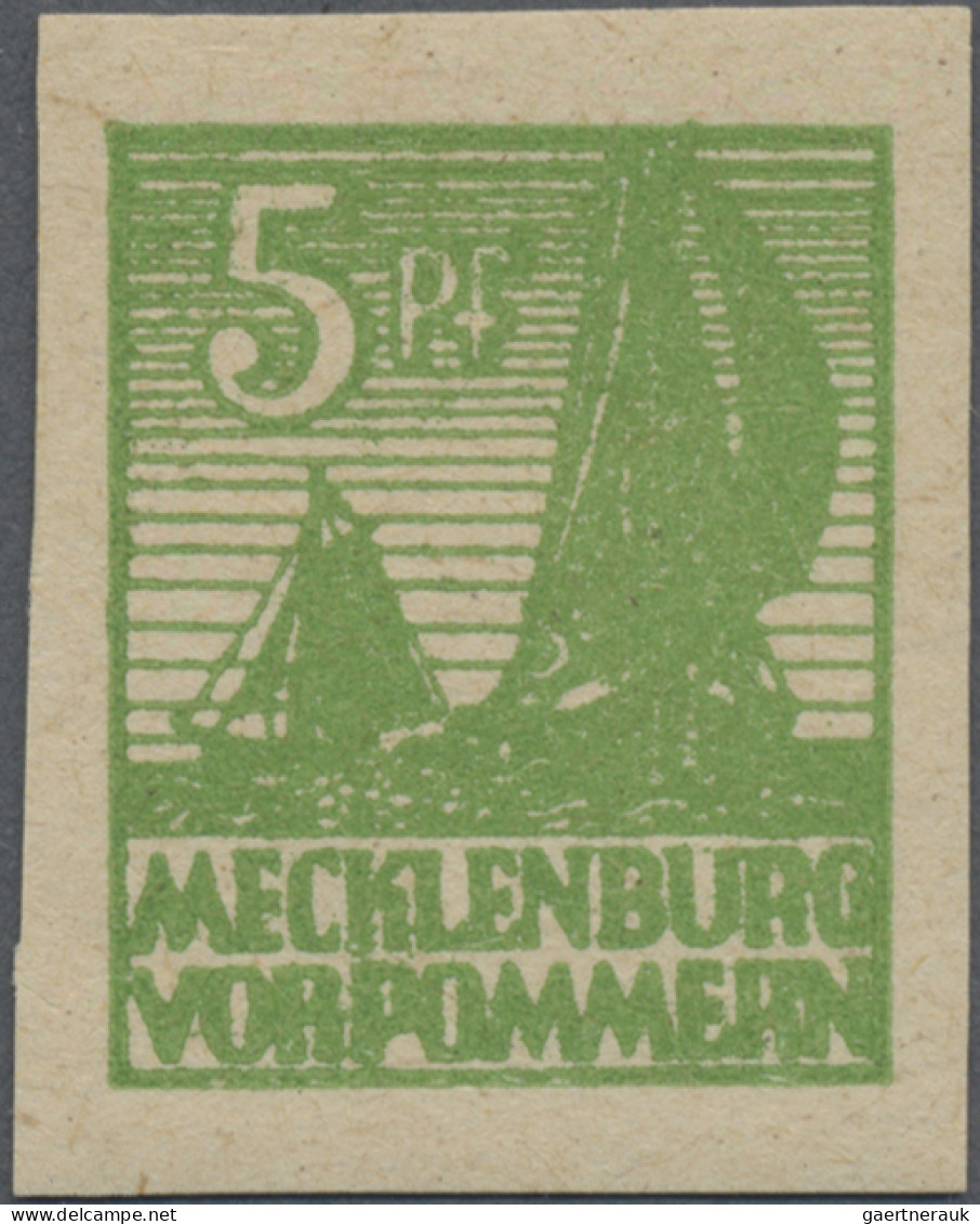 Sowjetische Zone - Mecklenburg-Vorpommern: 1946, Freimarke Sog. "Abschiedsausgab - Andere & Zonder Classificatie