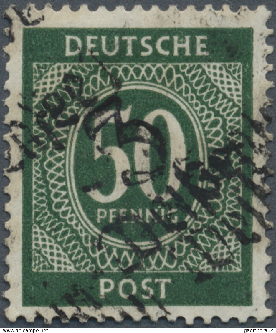 Sowjetische Zone - Bezirkshandstempel - I - Bez. 3 (Berlin): 1948, 50 Pfg Ziffer - Sonstige & Ohne Zuordnung