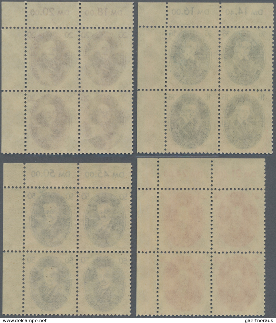 DDR: 1950, Akademie Der Wissenschaften, Der Komplette Satz Mit 10 Werten Je Im T - Unused Stamps