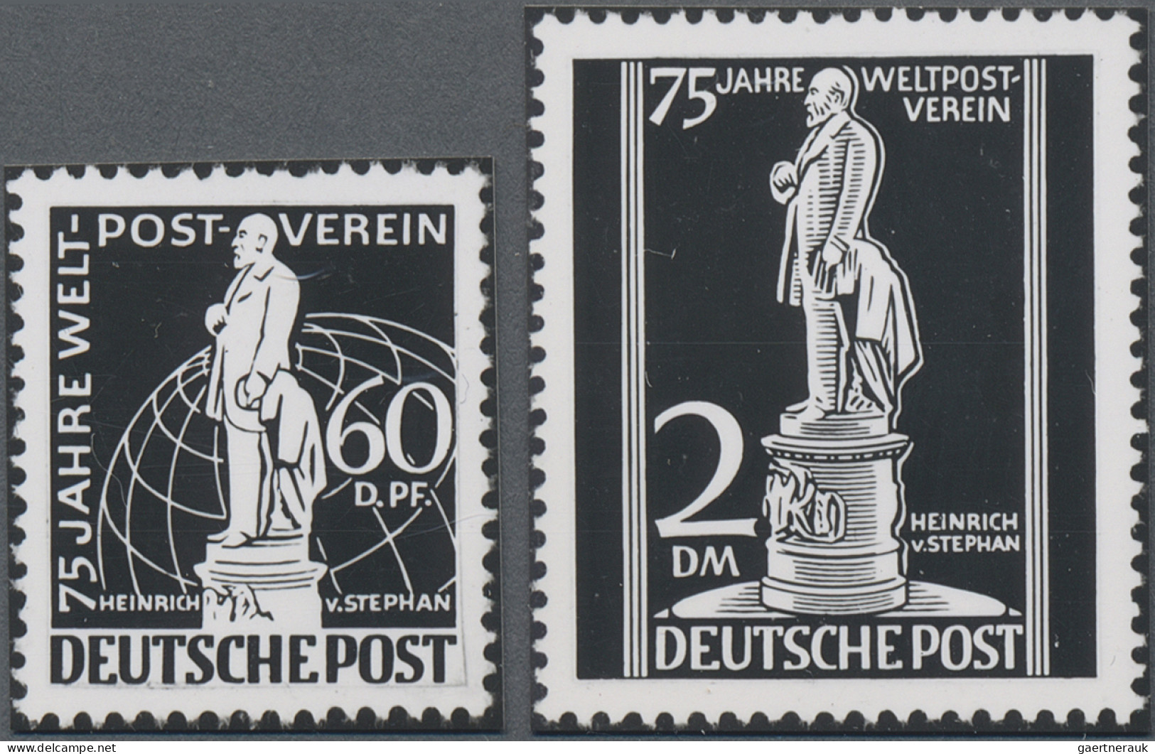 Berlin: 1949, 75 Jahre Weltpostverein (UPU), Zwei Seltene S/w-Foto-Essays. Dabei - Other & Unclassified