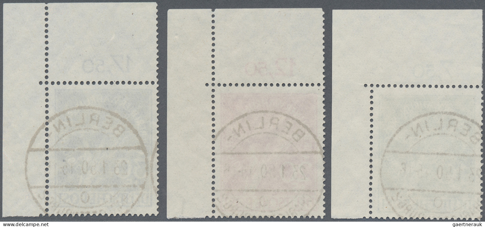 Berlin: 1949, 10 - 30 Pf "Währungsgeschädigte", Kompletter Satz Einheitlich Aus - Used Stamps